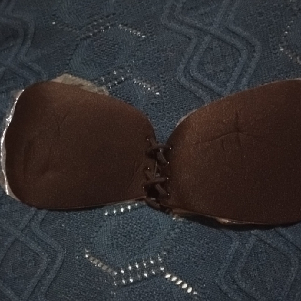 Elegant Strapless Brown Bandeau